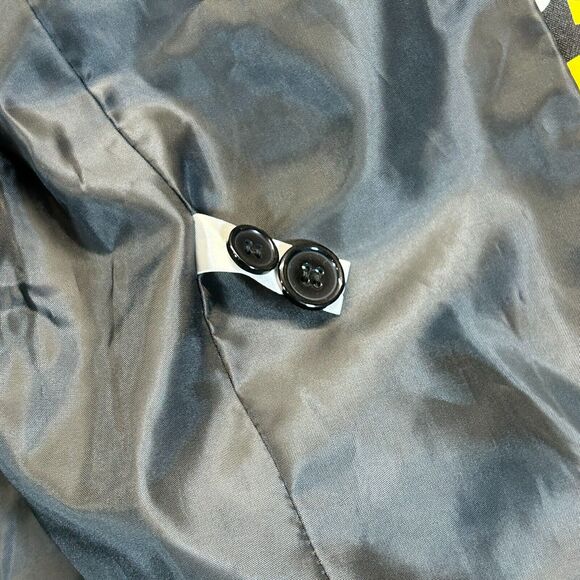 Appalachian State Blazer Jacket Size Small Gold Black Plaid AOP Yosef Top Drawer - Picture 7 of 11